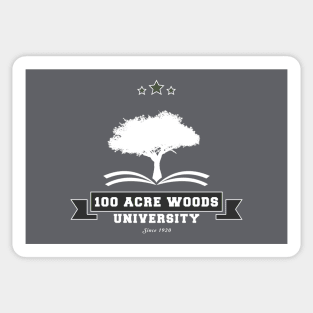 Woods University Sticker